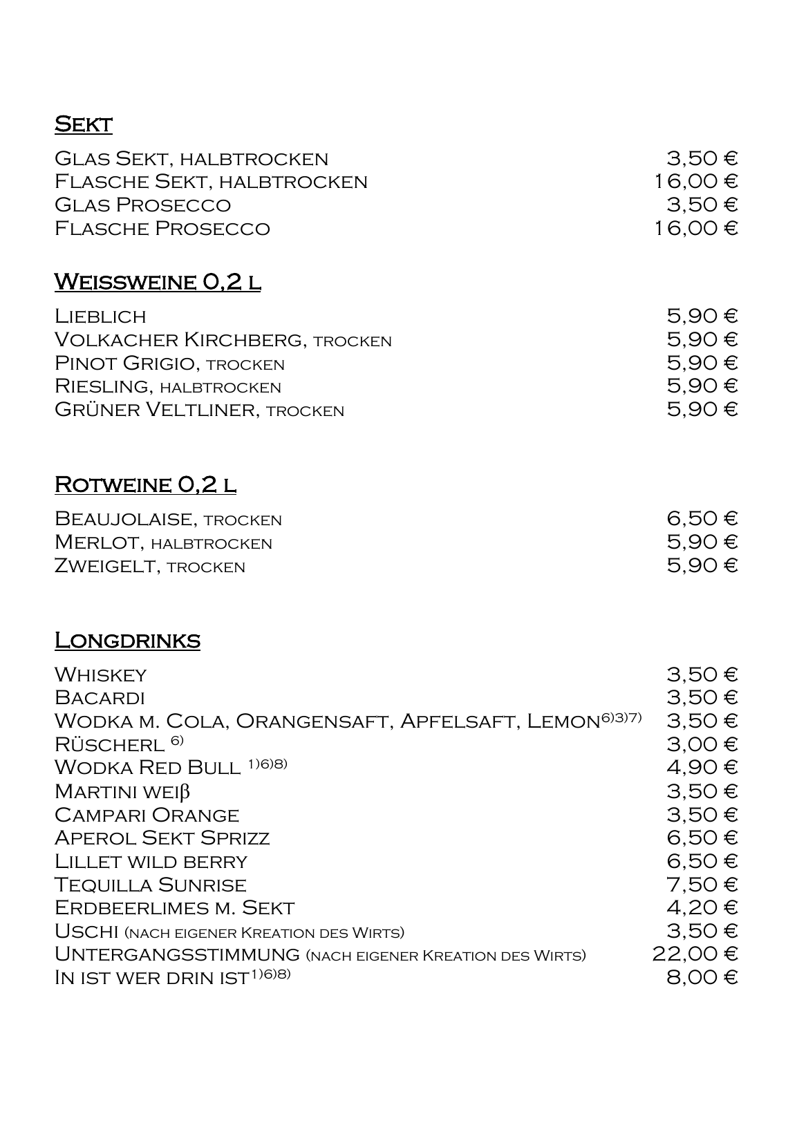 Speisekarte Seite 6